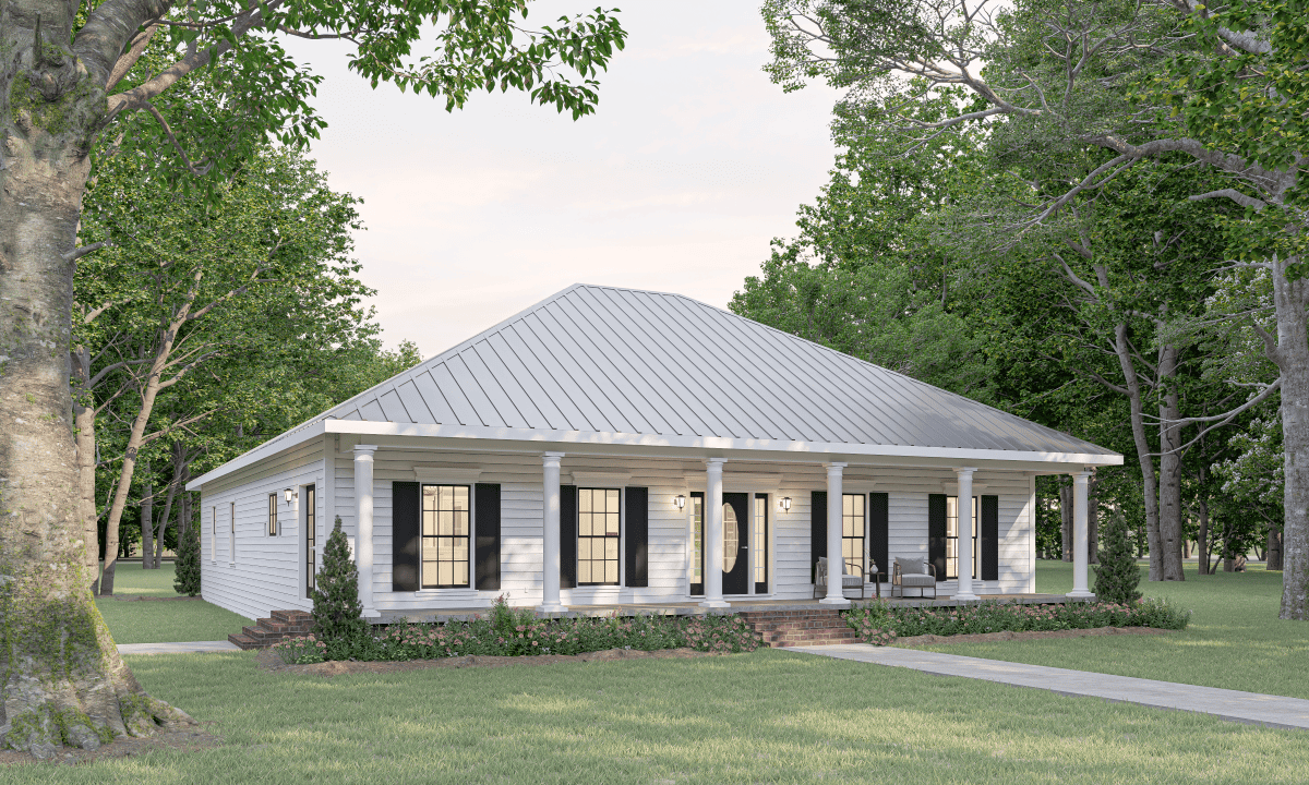 3-Bedroom, 2052 Sq Ft Farmhouse Home Plan - 123-1062 - Main Exterior