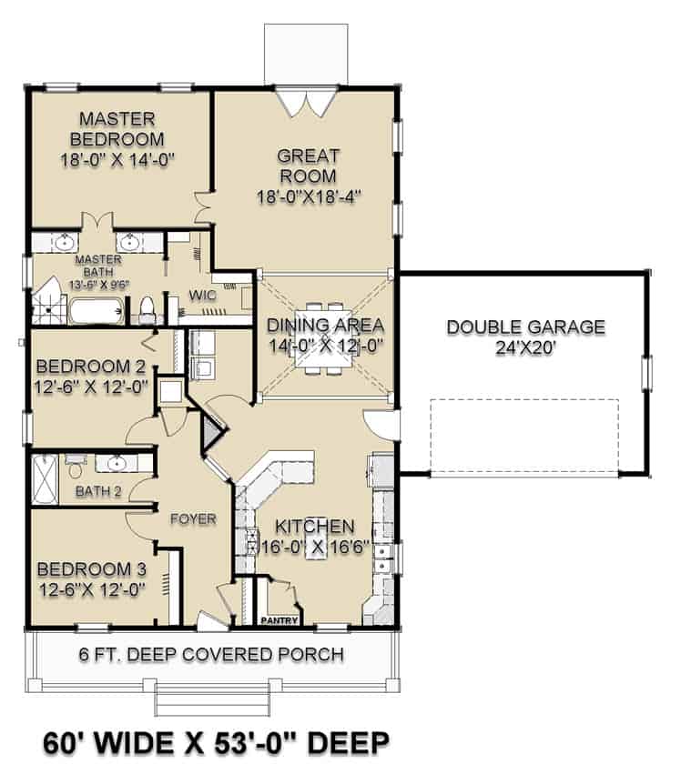 Floor Plan Main Level