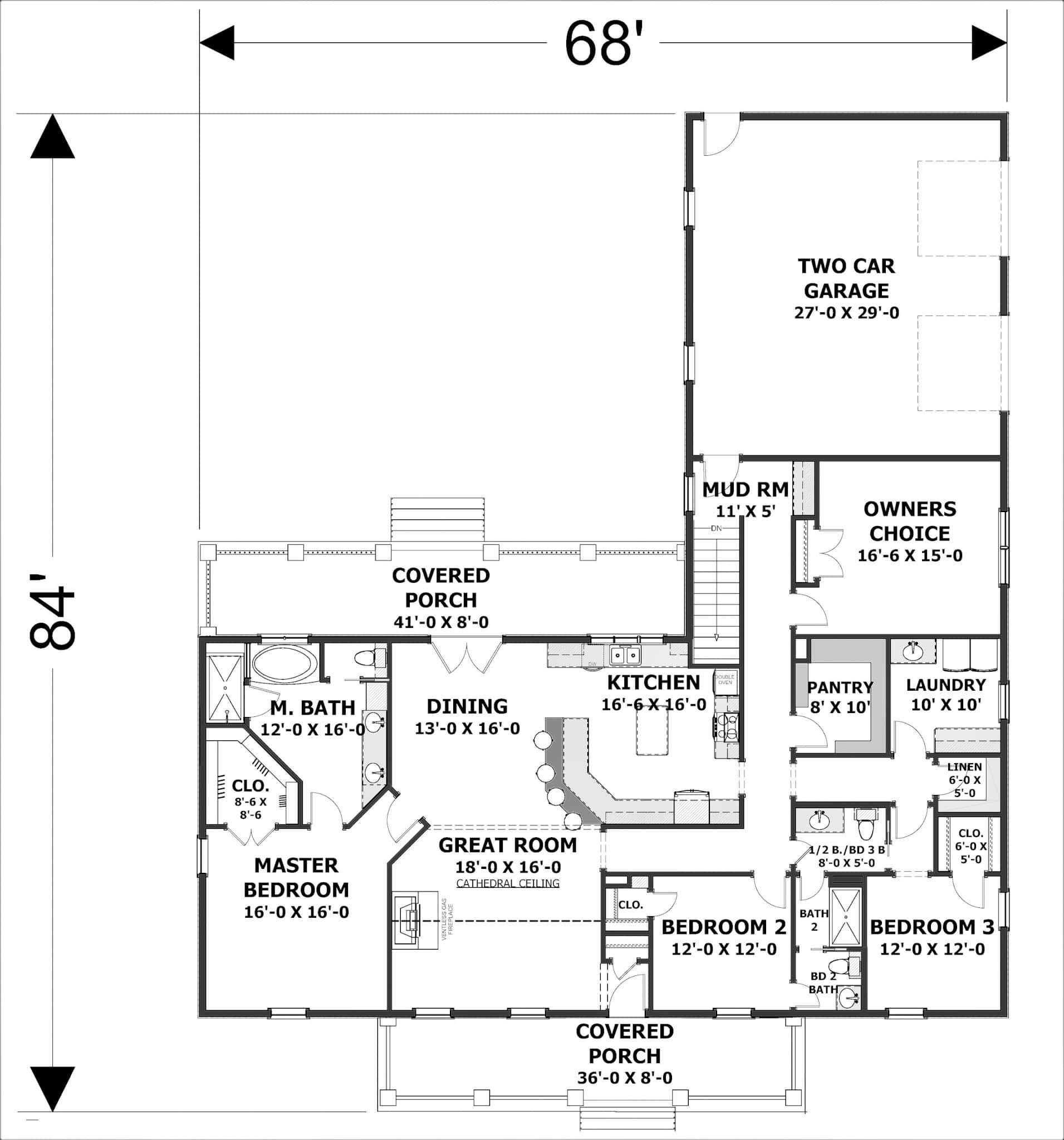 Floor Plan Main Level