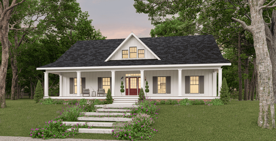 3-Bedroom, 1611 Sq Ft Ranch Home - Plan #123-1112 - Main Exterior