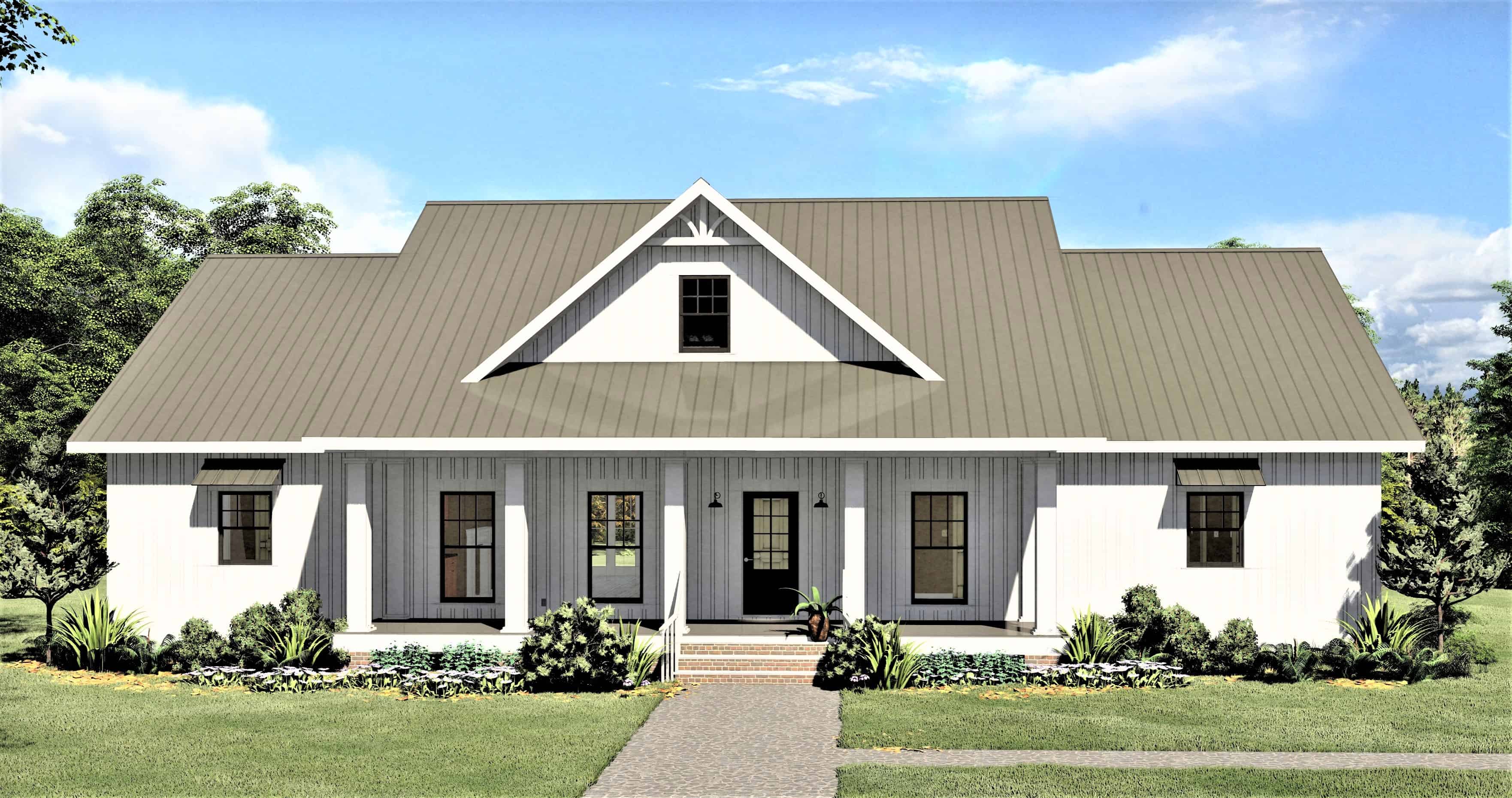 3-Bedroom, 2582 Sq Ft Ranch Home - Plan #123-1113 - Main Exterior