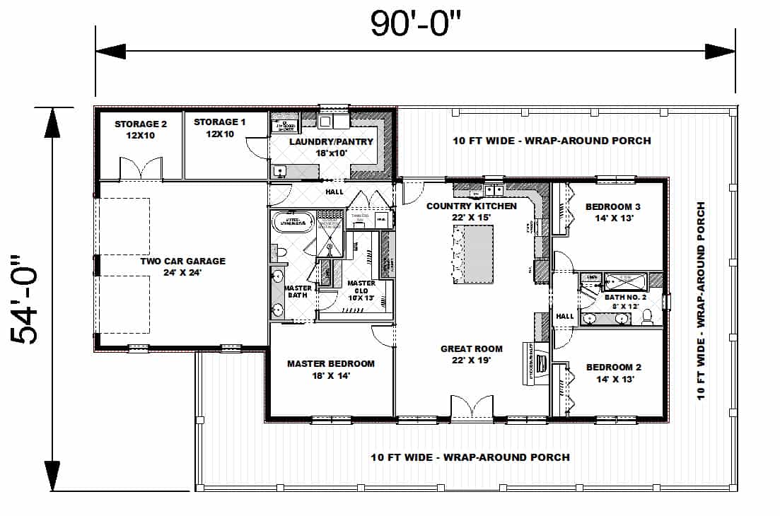 Floor Plan Main Level