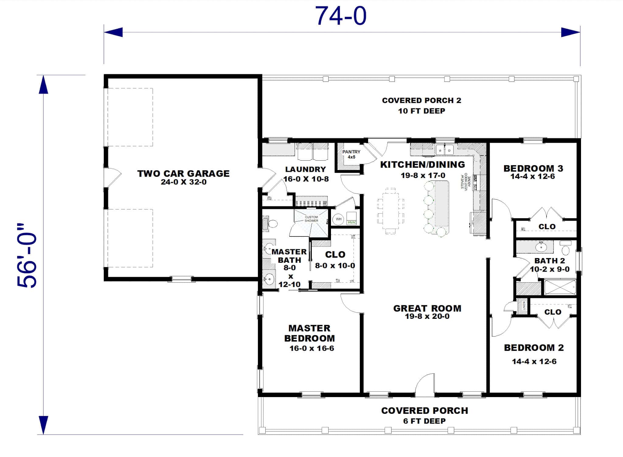 Floor Plan First Story