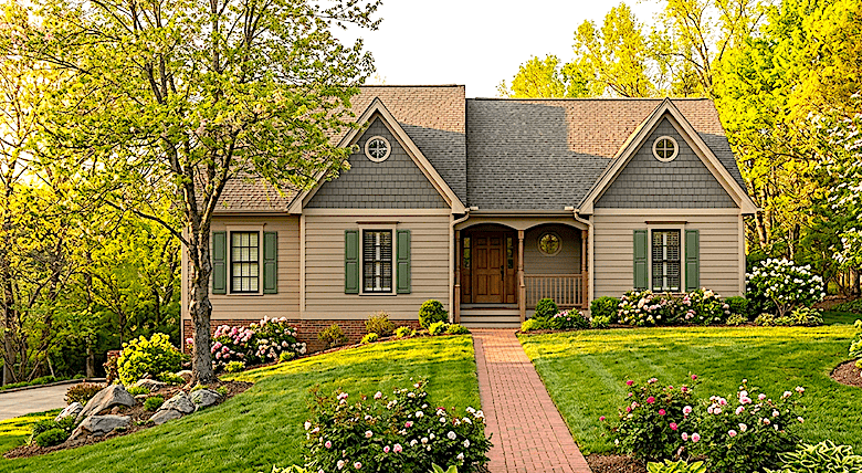 2-Bedroom, 1730 Sq Ft Country Home Plan - 124-1002 - Main Exterior