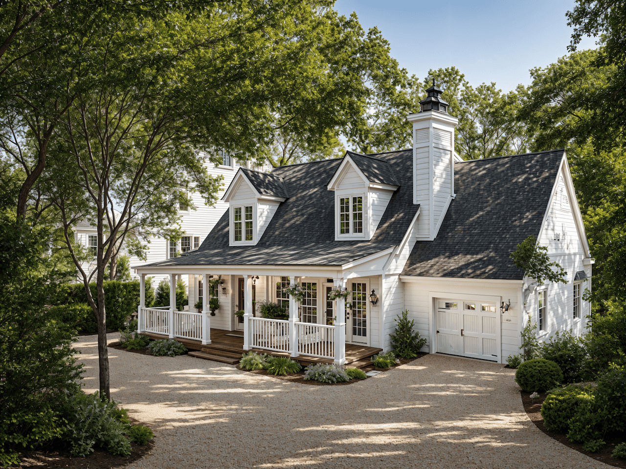 3-Bedroom, 1400 Sq Ft Country House Plan - 124-1017 - Front Exterior