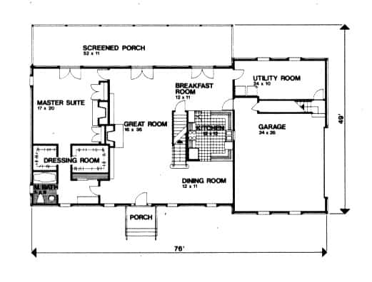 Floor Plan Main Level