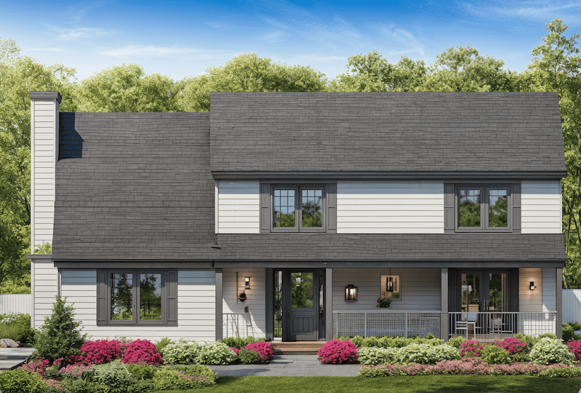 3-Bedroom, 2186 Sq Ft Country Home Plan - 124-1078 - Main Exterior