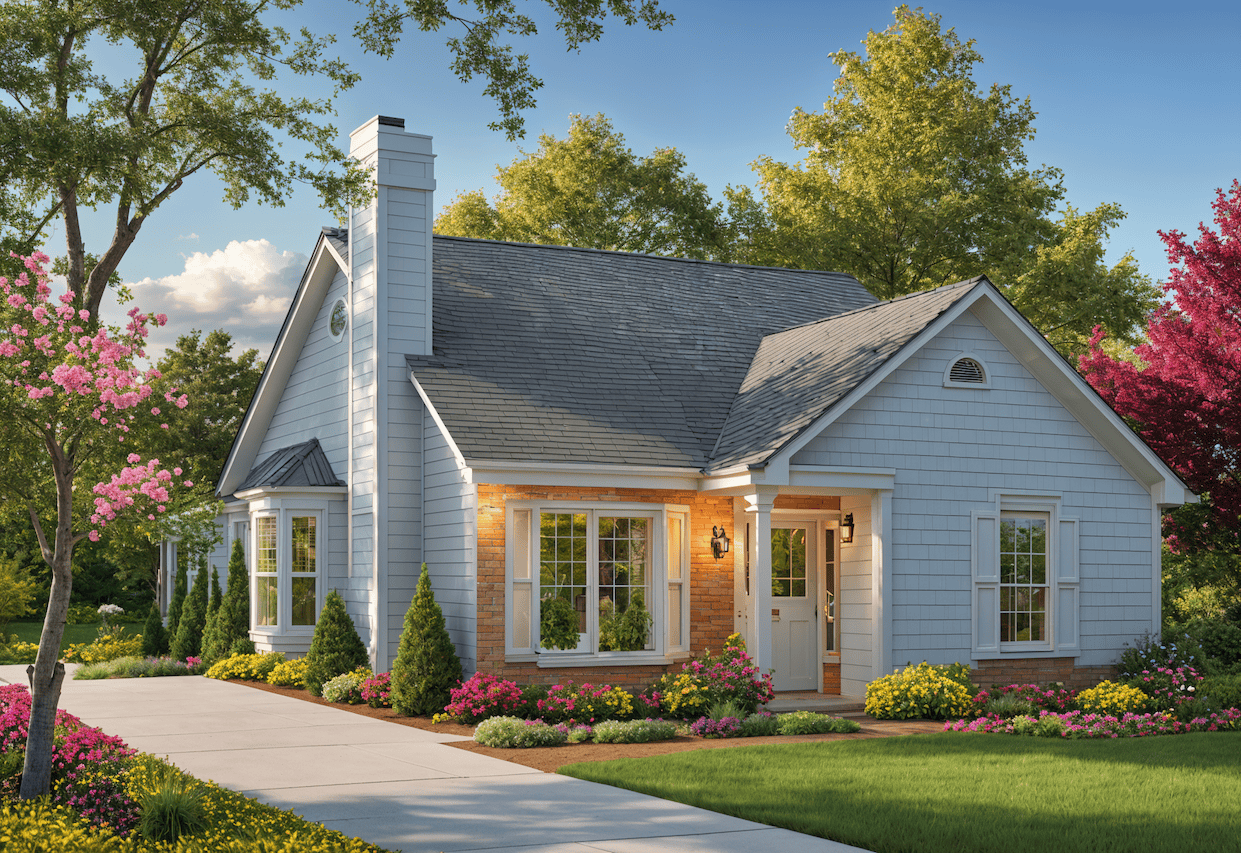 2-Bedroom, 988 Sq Ft Bungalow House - Plan #124-1082 - Front Exterior