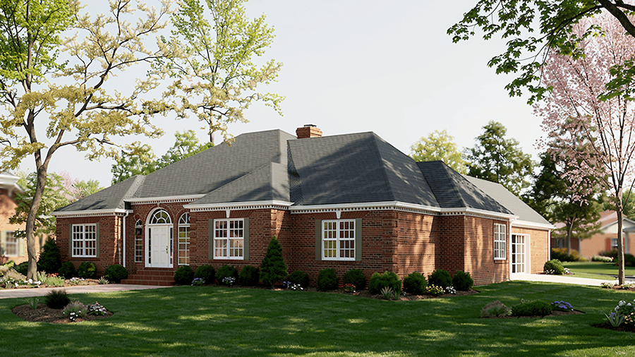 3-Bedroom, 2074 Sq Ft European Home Plan - 124-1099 - Main Exterior