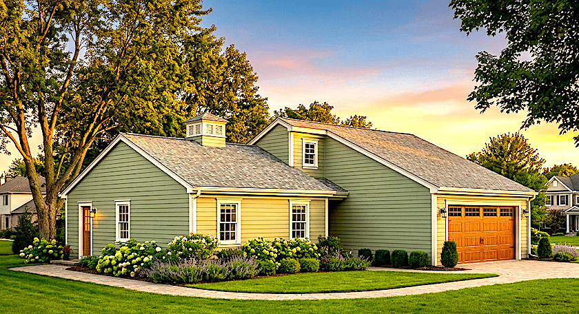 3-Bedroom, 1430 Sq Ft Ranch Home Plan - 124-1117 - Main Exterior