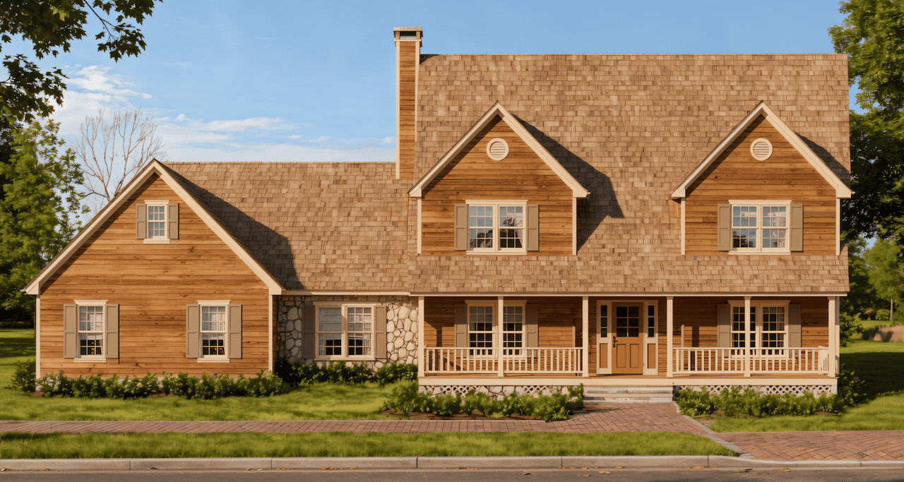 3-Bedroom, 2715 Sq Ft Farmhouse House Plan - 124-1127 - Front Exterior