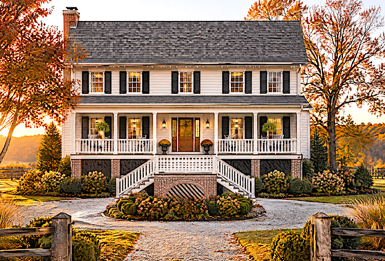 3-Bedroom, 2161 Sq Ft Georgian House Plan - 124-1138 - Front Exterior