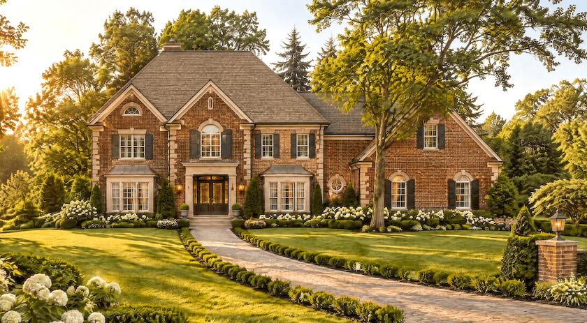 4-Bedroom, 4530 Sq Ft European Home Plan - 124-1140 - Main Exterior