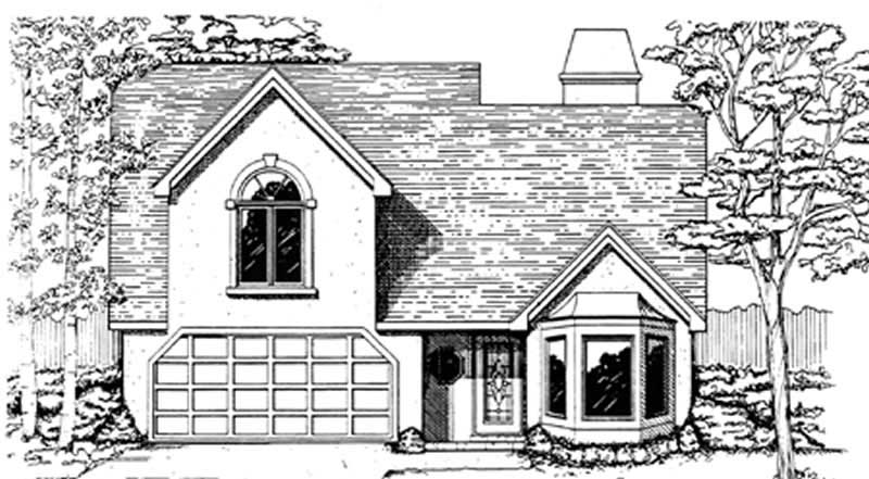 3-Bedroom, 1466 Sq Ft Ranch Home Plan - 124-1156 - Main Exterior