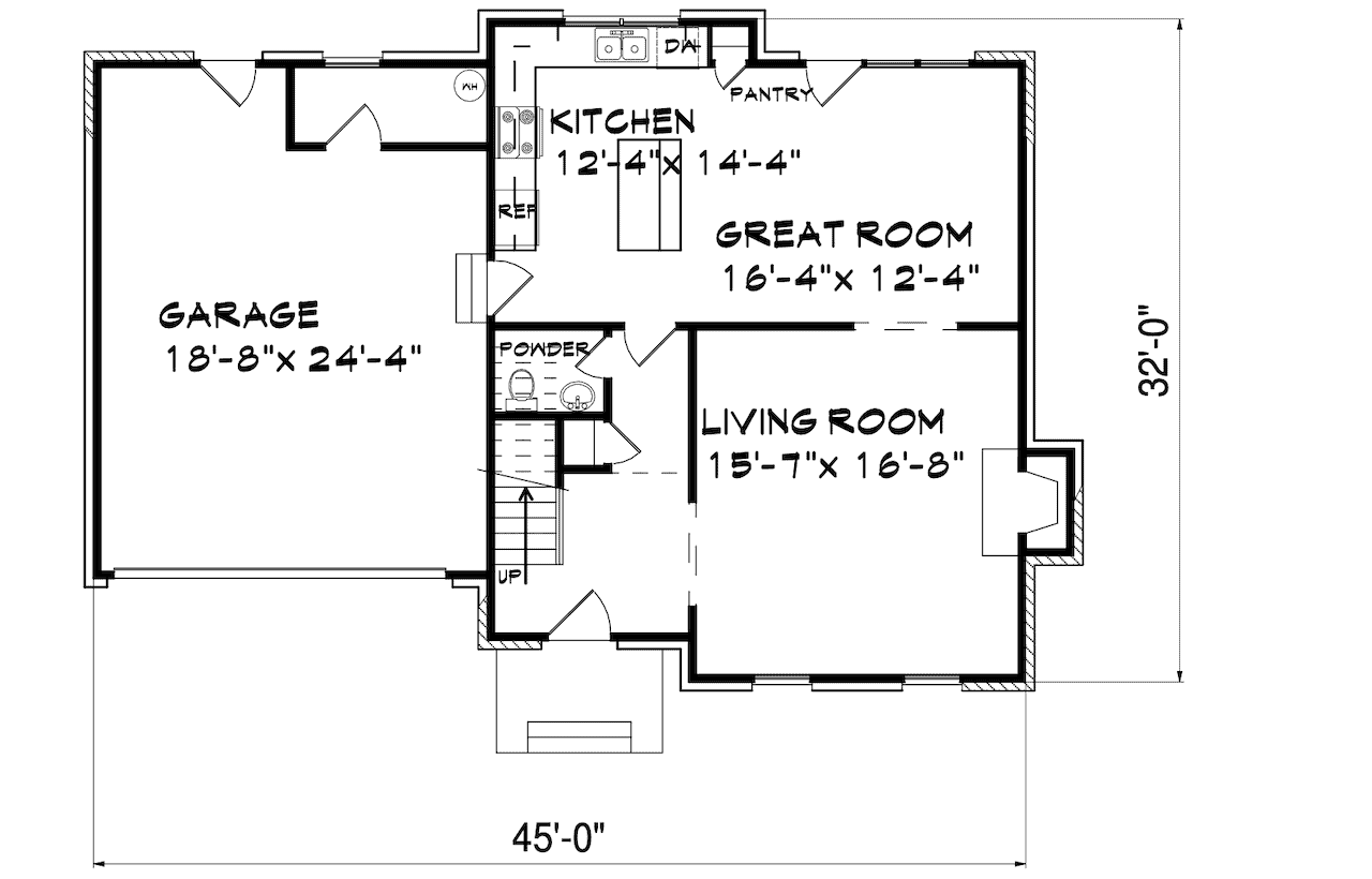 Floor Plan First Story