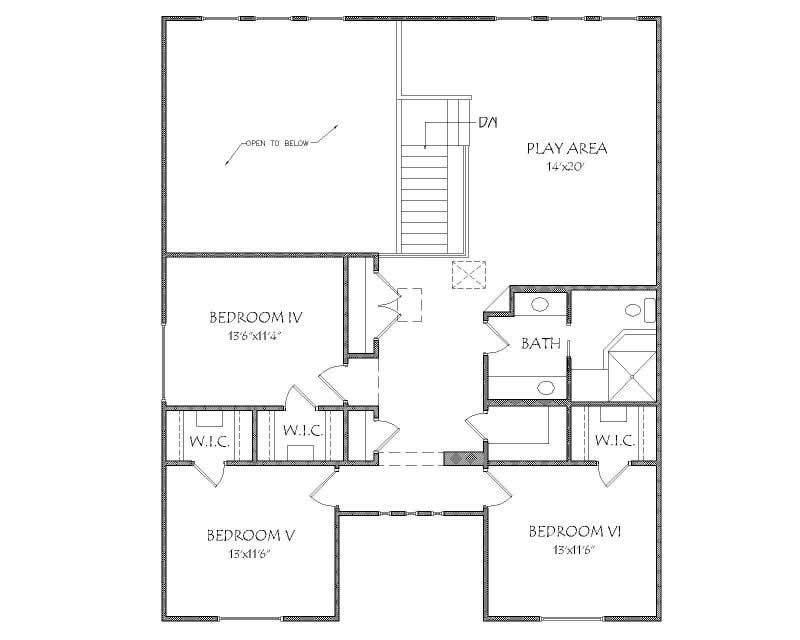 SECOND FLOOR PLAN