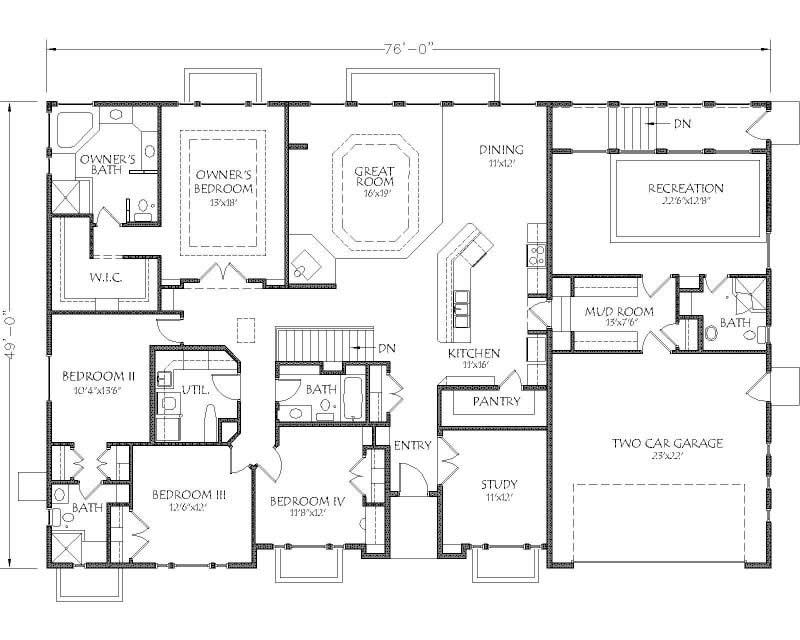 MAIN LEVEL FLOOR PLAN
