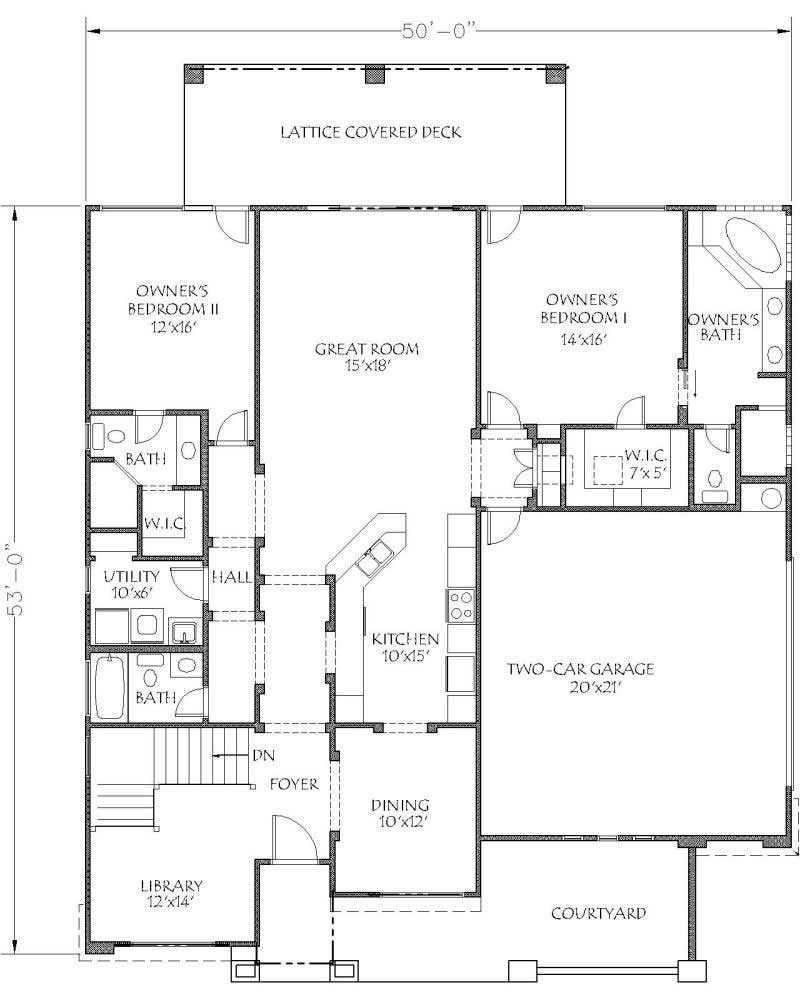 MAIN LEVEL FLOOR PLAN