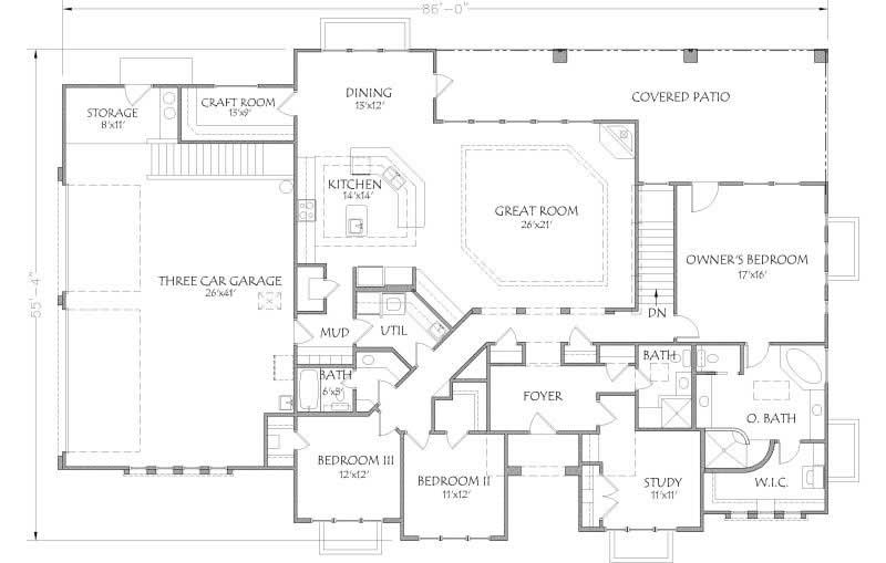 MAIN LEVEL FLOOR PLAN
