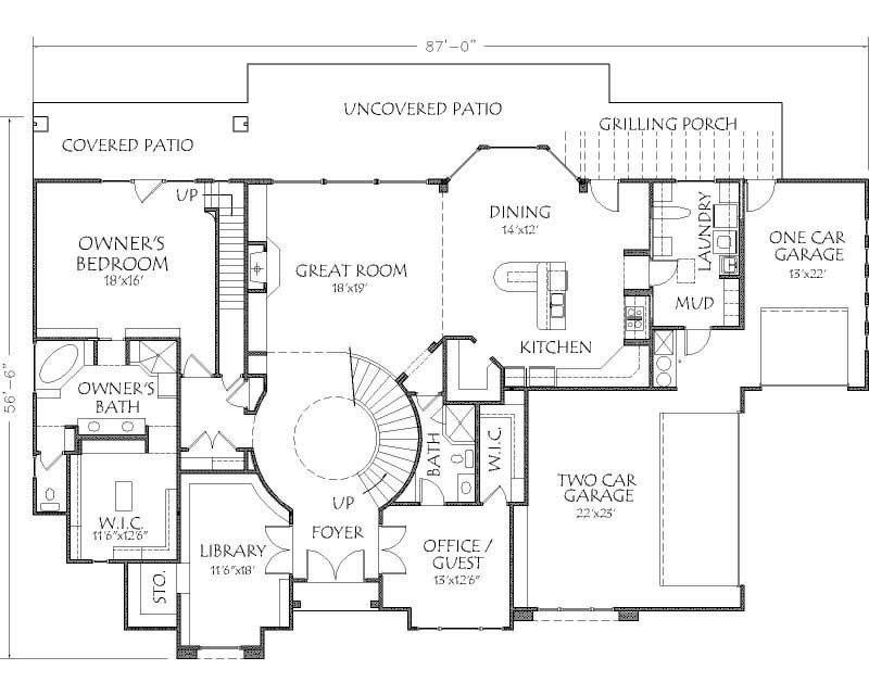 MAIN LEVEL FLOOR PLAN