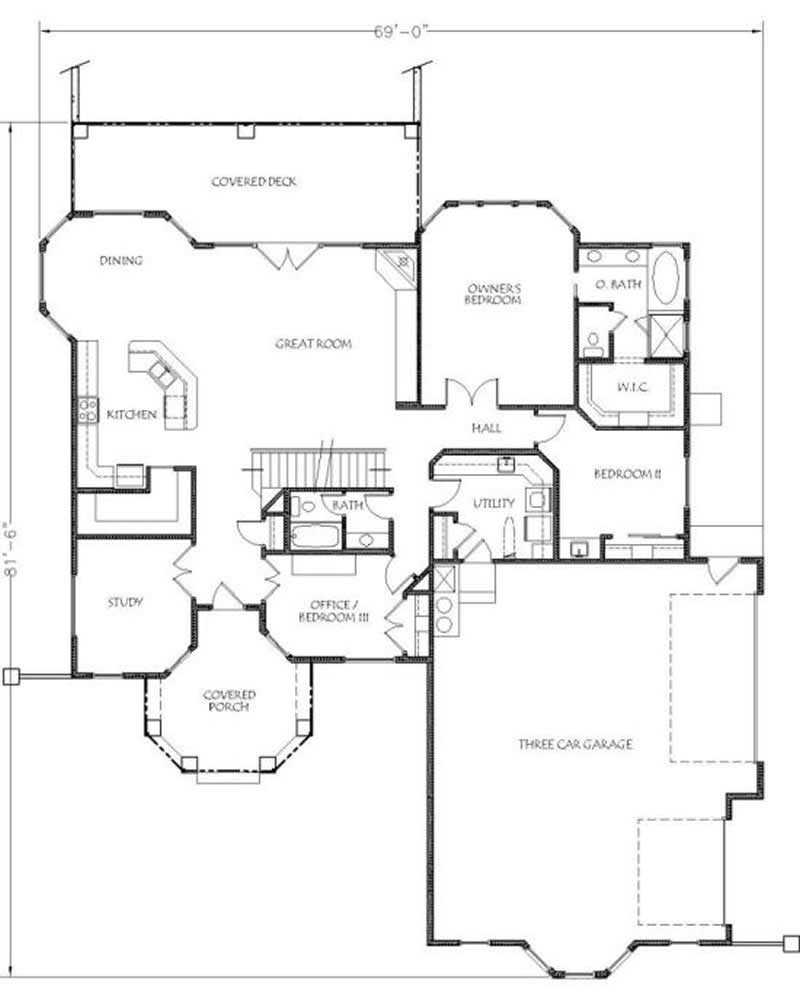 MAIN LEVEL FLOOR PLAN