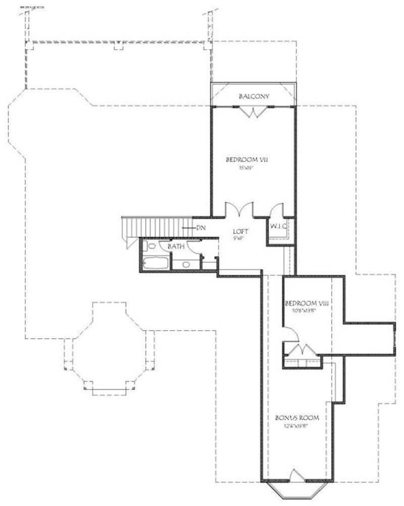 SECOND LEVEL FLOOR PLAN
