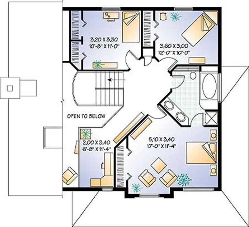 Upper Level Floor Plan