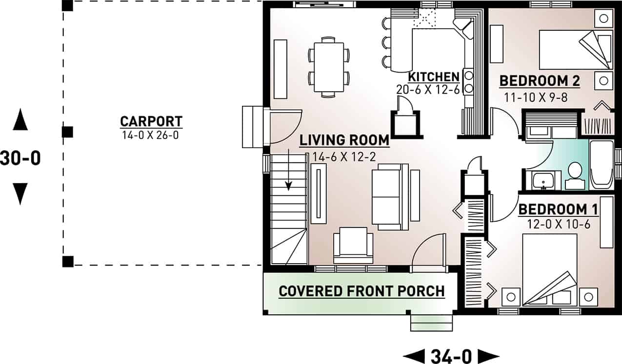 Floor Plan Main Level