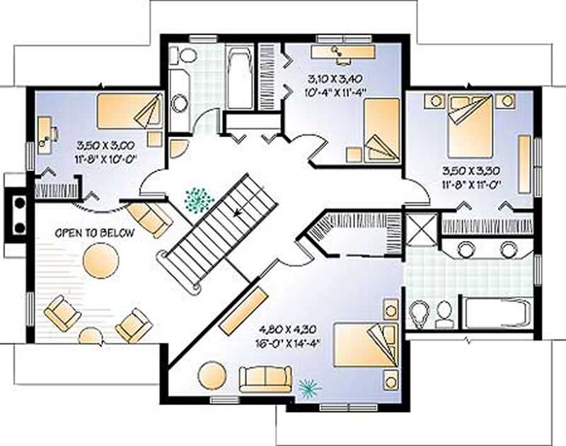 Upper Level Floor Plan