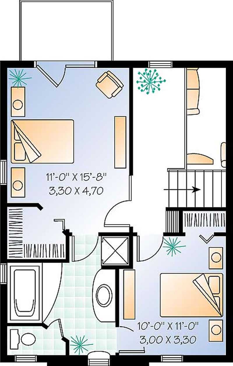 Upper Level Floor Plan