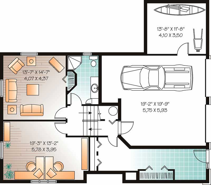 HOME PLAN BASEMENT
