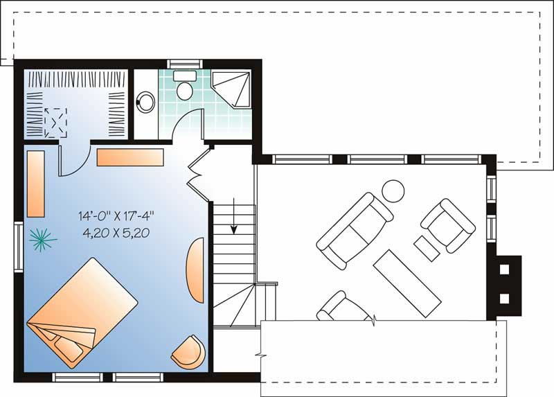 HOME PLAN SECOND LEVEL