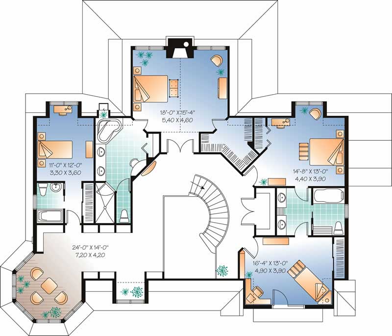SECOND FLOOR PLAN