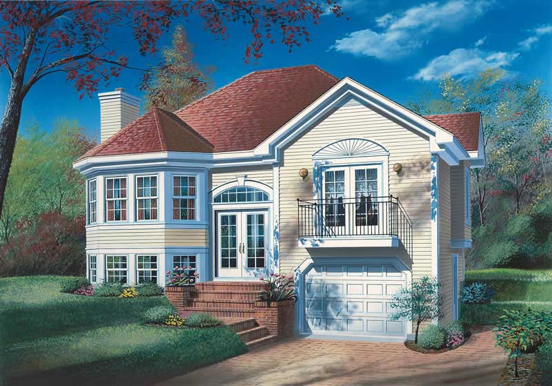 2-Bedroom, 1174 Sq Ft Ranch Home Plan - 126-1650 - Main Exterior