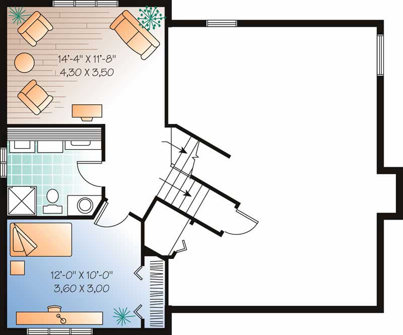 HOME FLOOR PLAN BASEMENT
