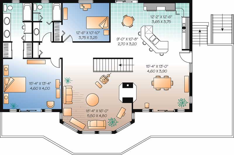HOME PLAN SECOND LEVEL