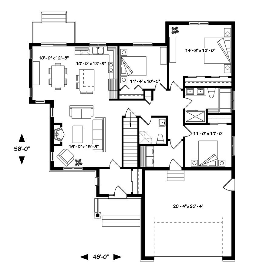 Floor Plan Main Level
