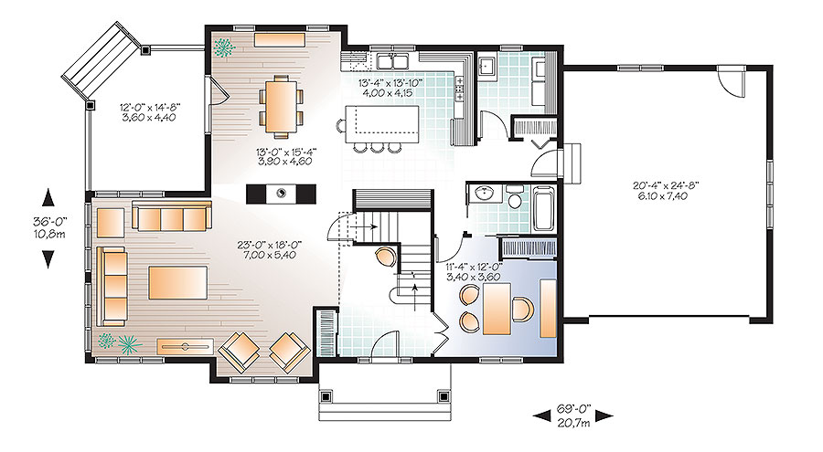 Floor Plan Main Level