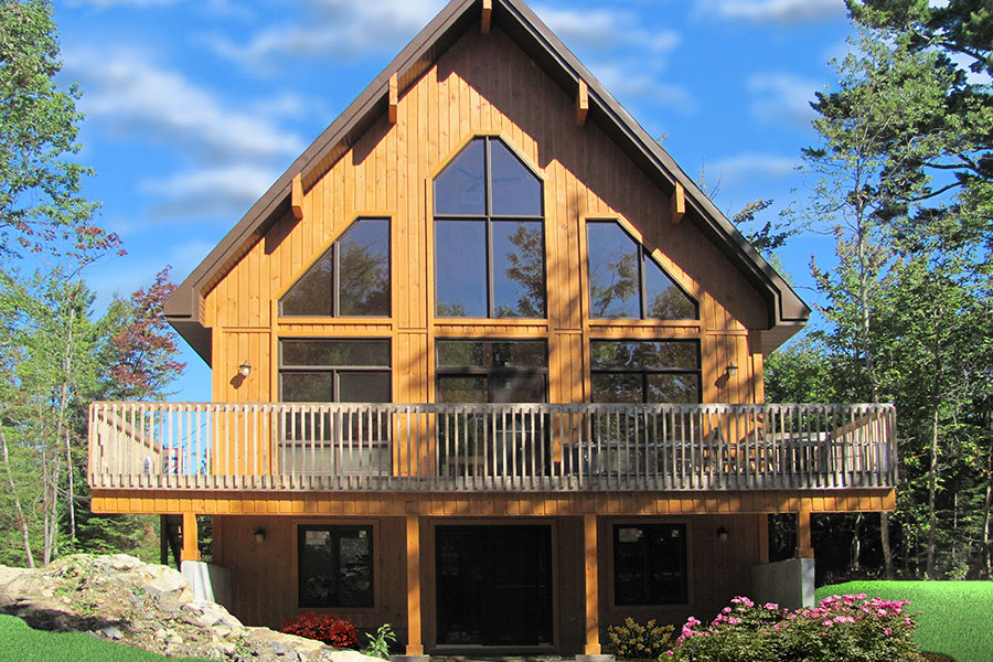 3-Bedroom, 1301 Sq Ft Vacation Home in A-Frame Style - Plan #126-1890 - Front Exterior