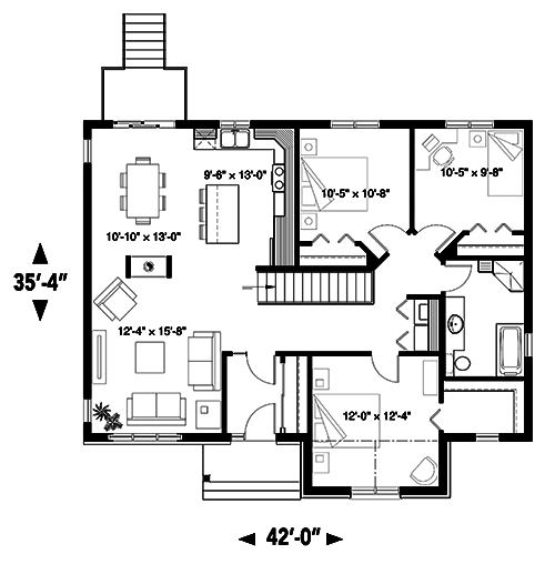 Floor Plan Main Level