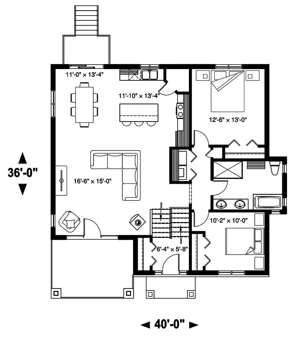 Floor Plan Main Level