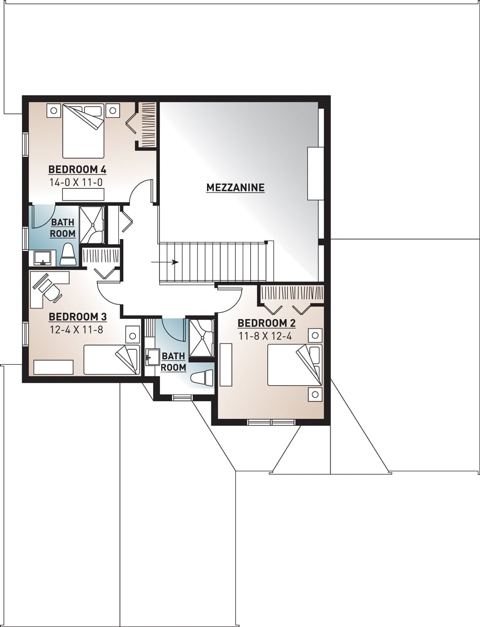 Floor Plan Upper Level