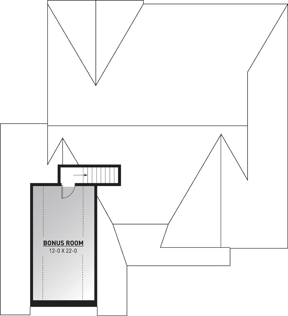 Floor Plan Bonus Room