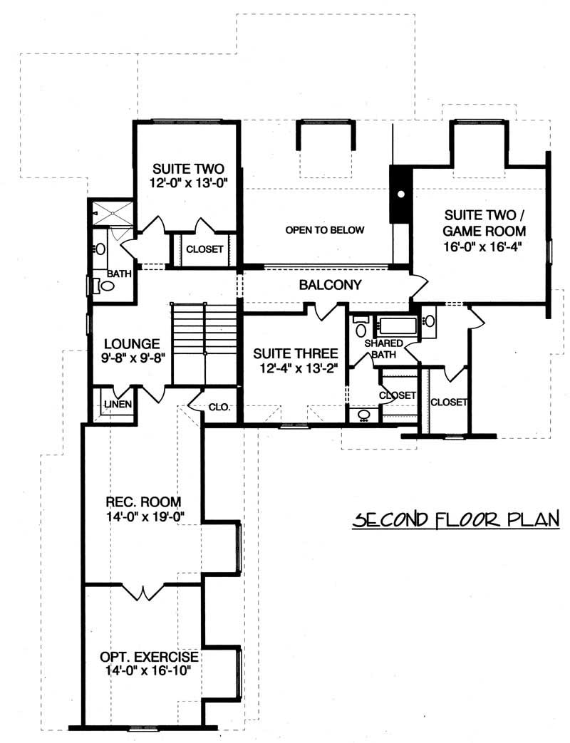 SECOND FLOOR PLAN