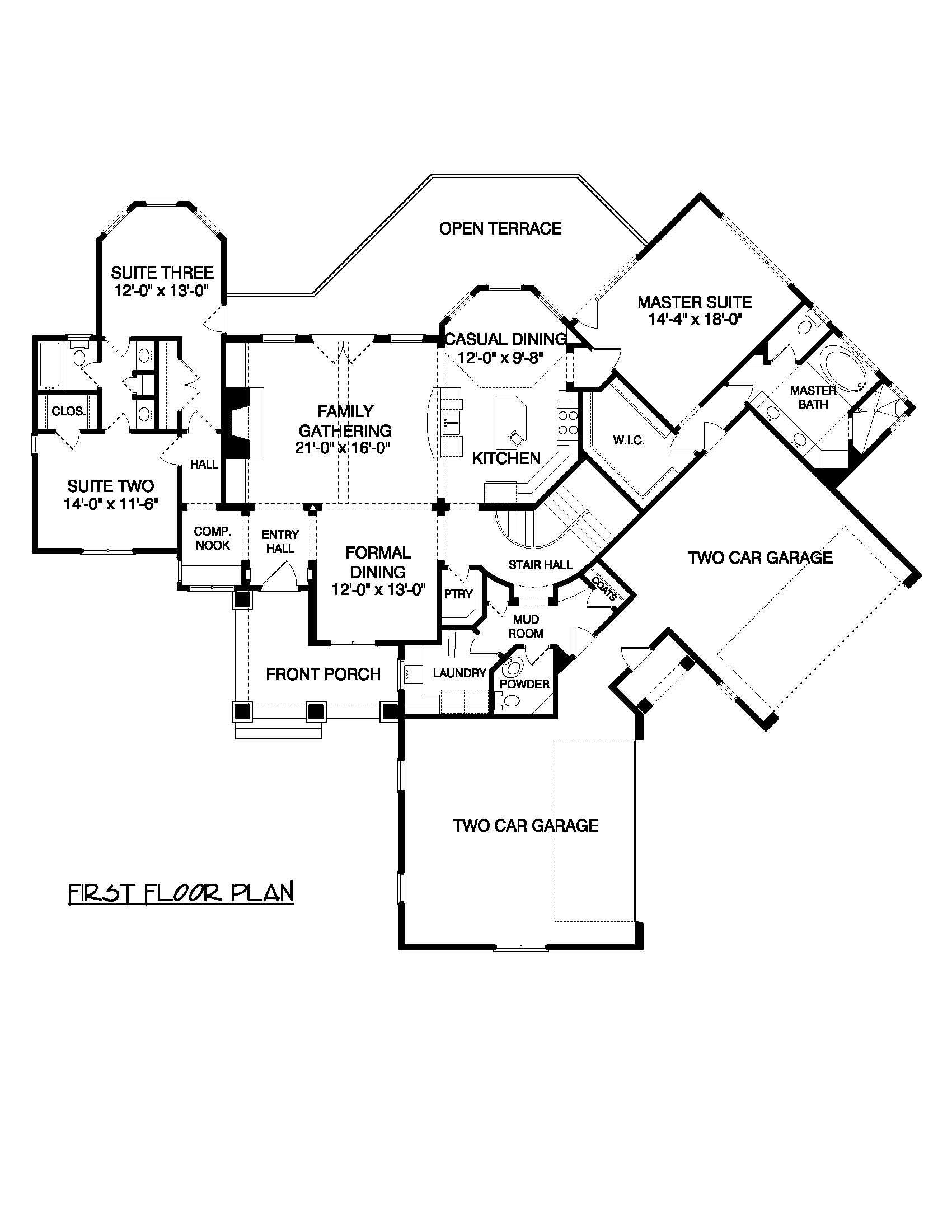 Floor Plan First Story