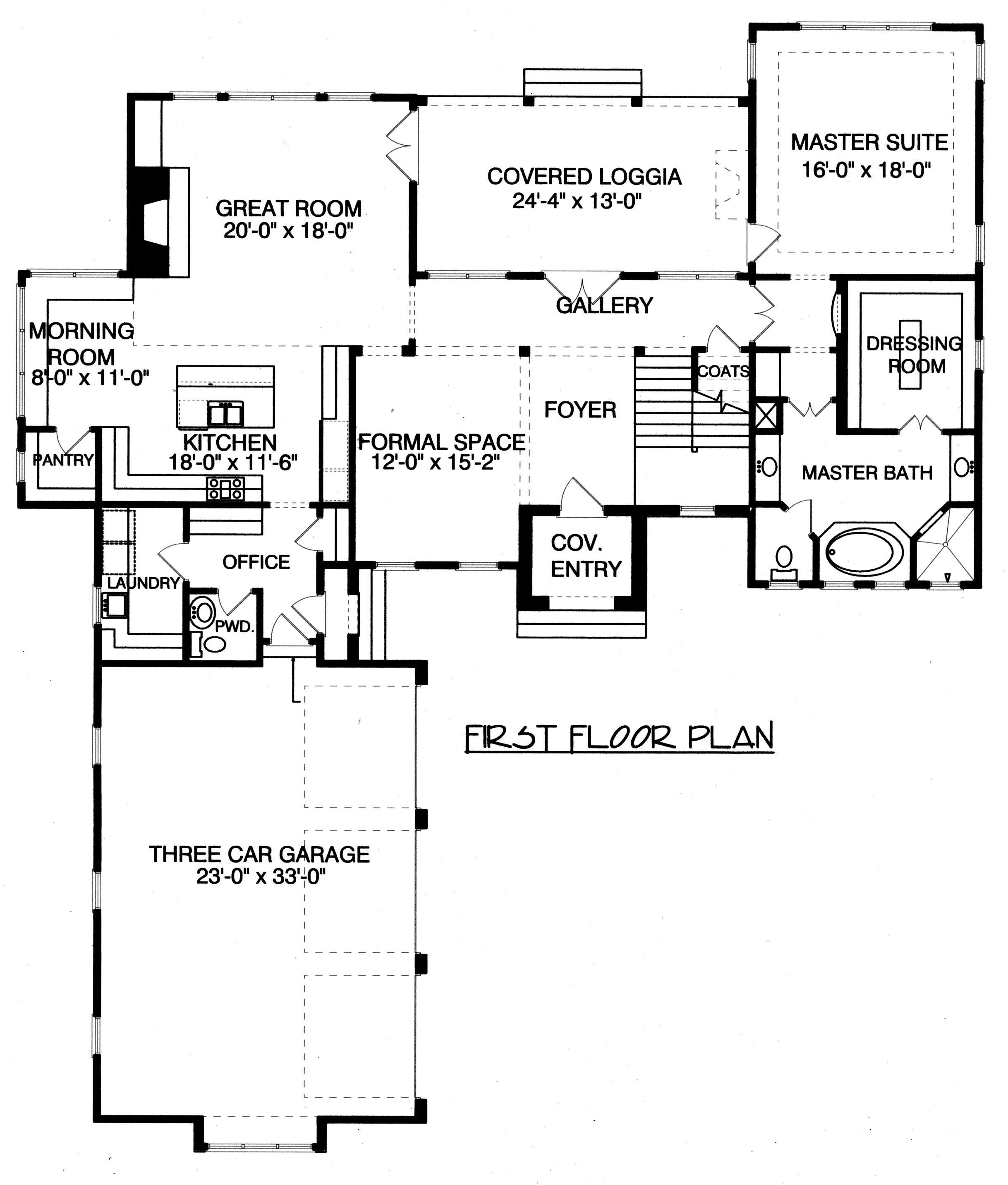 Floor Plan First Story