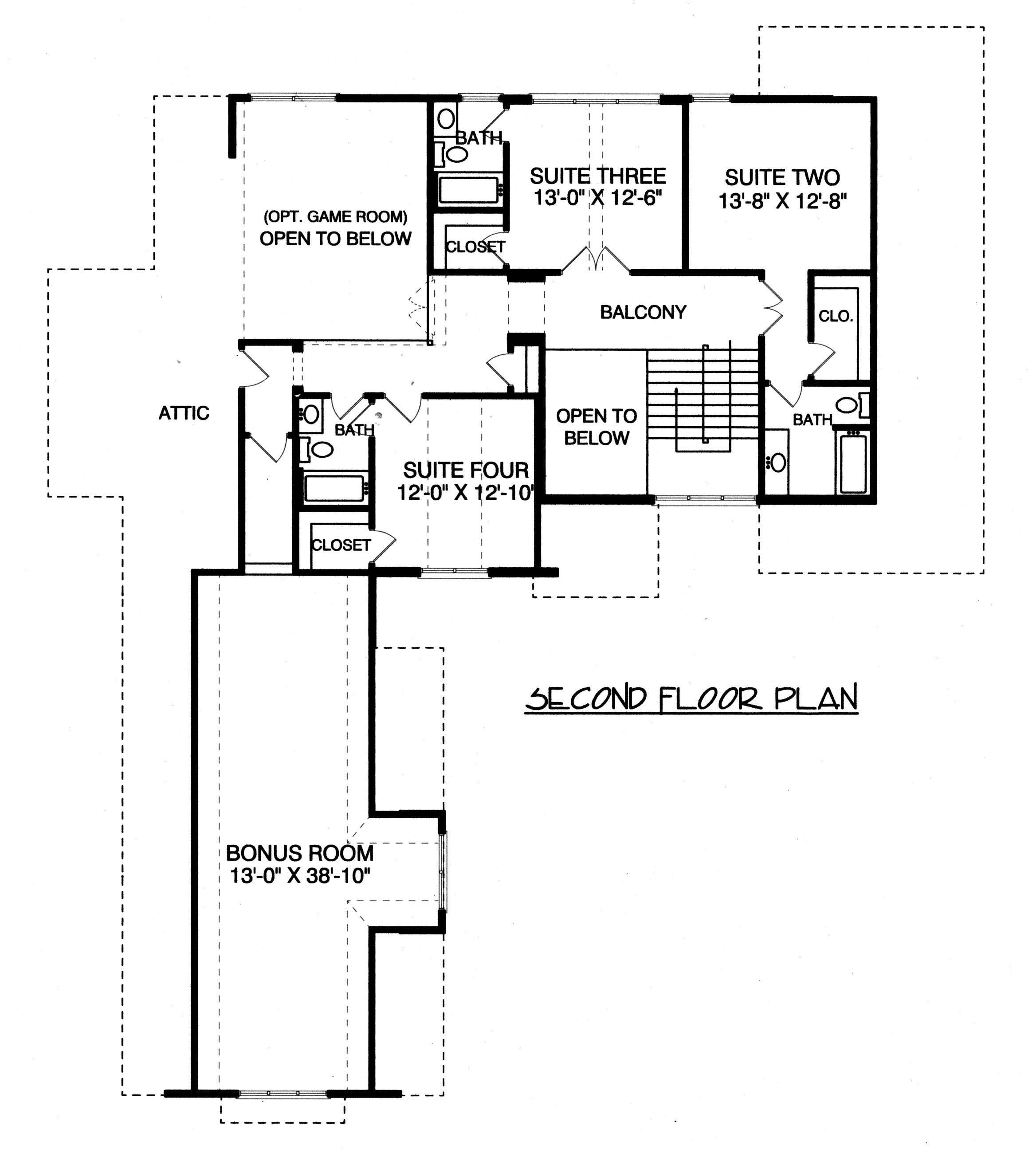 Floor Plan Second Story