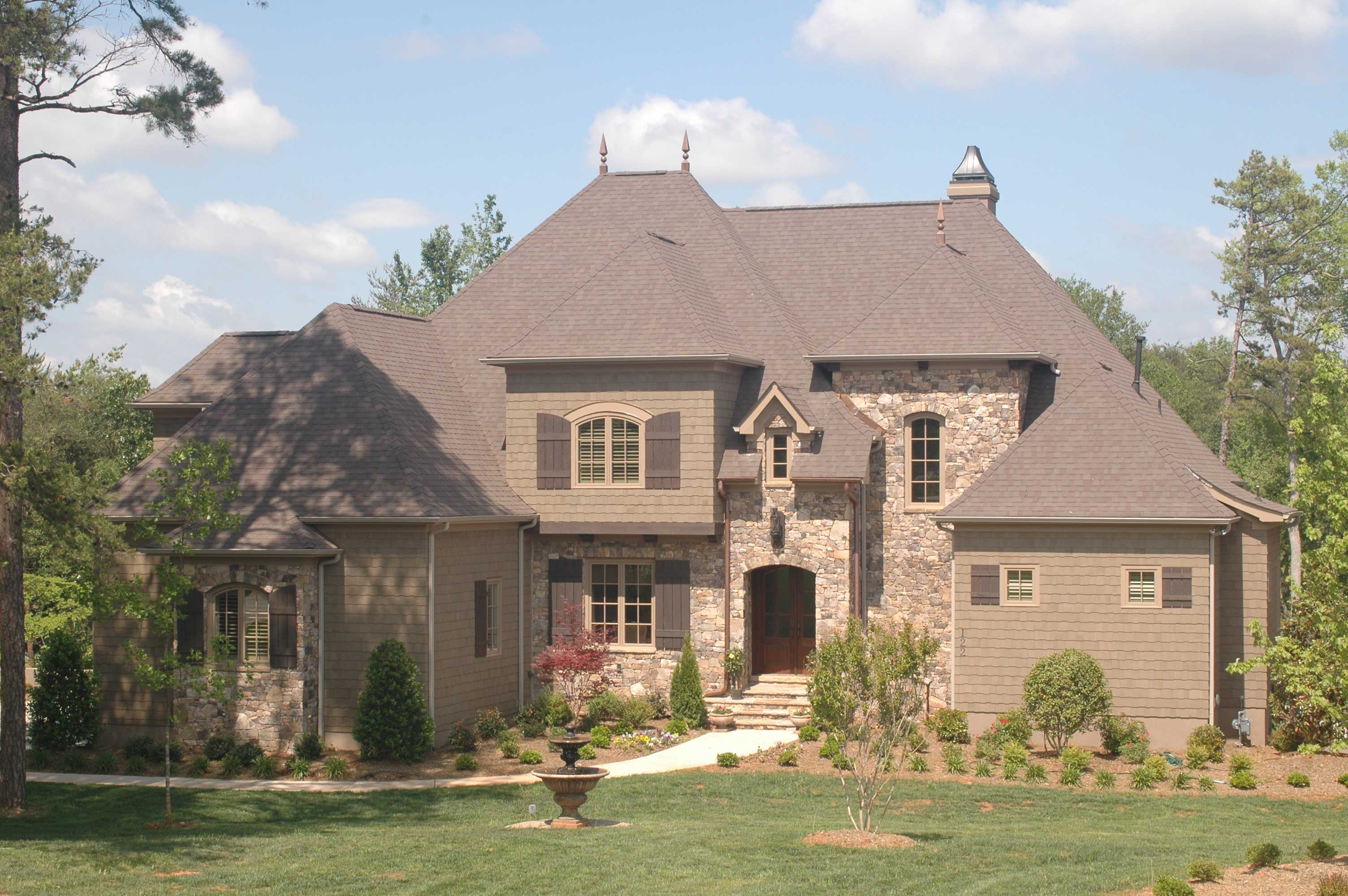 4-Bedroom, 6424 Sq Ft French House Plan - 127-1055 - Front Exterior