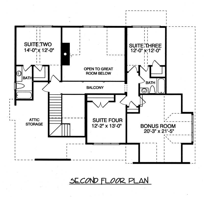 SECOND FLOOR PLAN
