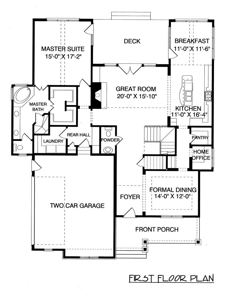 Floor Plan First Story